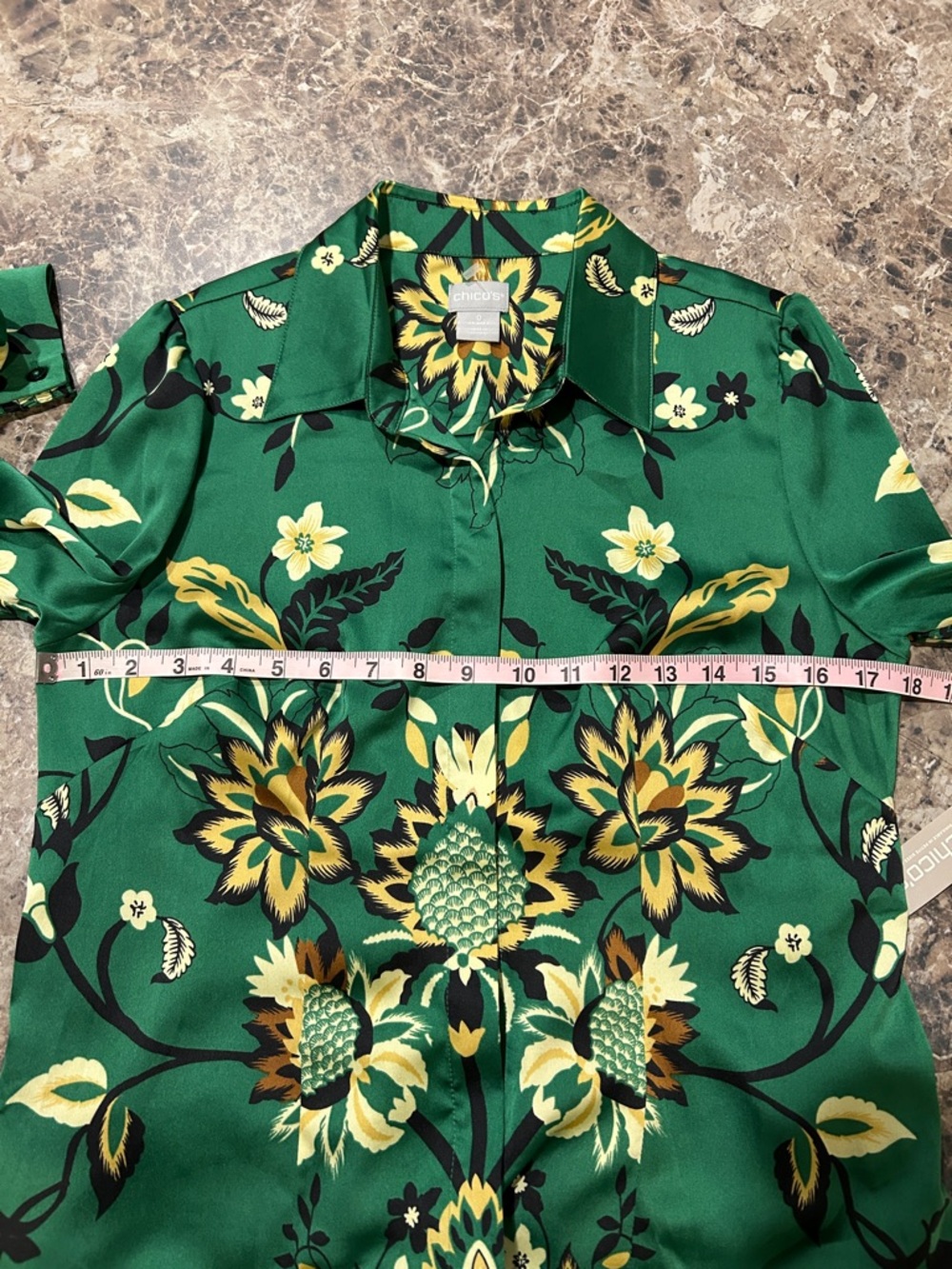 Chico’s Floral Maxi Shirt Dress NWT - Picture 10 of 11